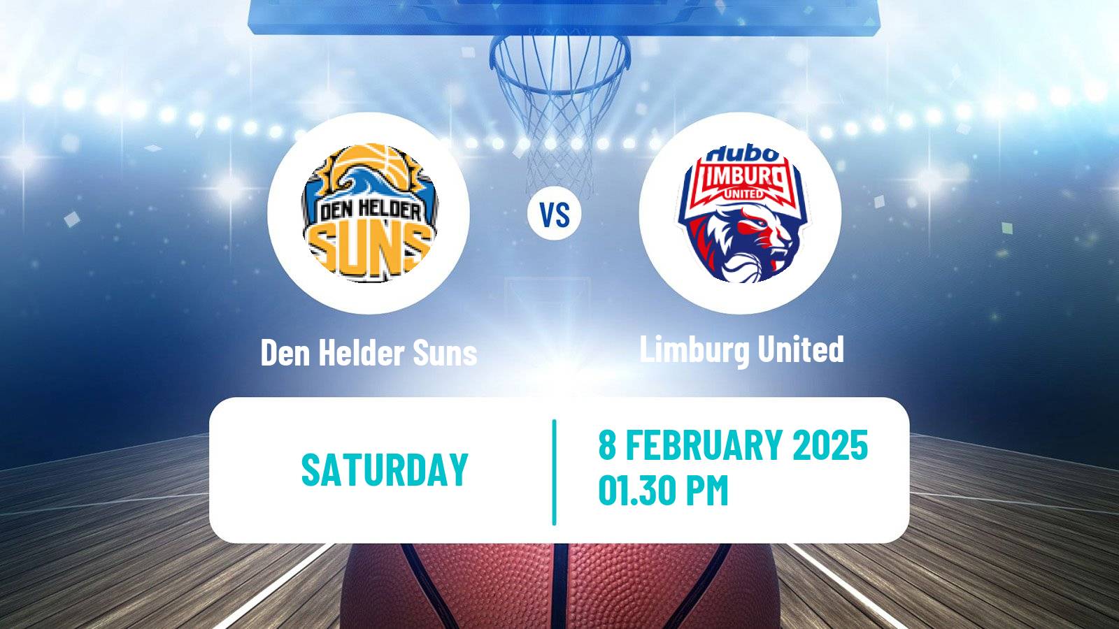 Basketball BNXT League Den Helder Suns - Limburg United