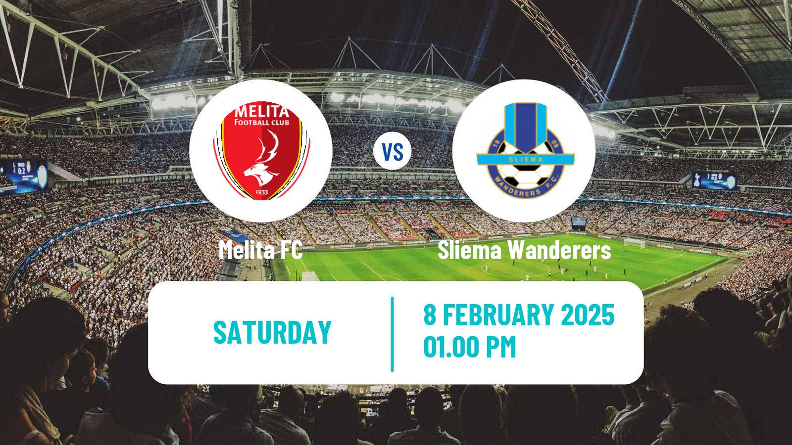 Soccer Maltese Premier League Melita - Sliema Wanderers