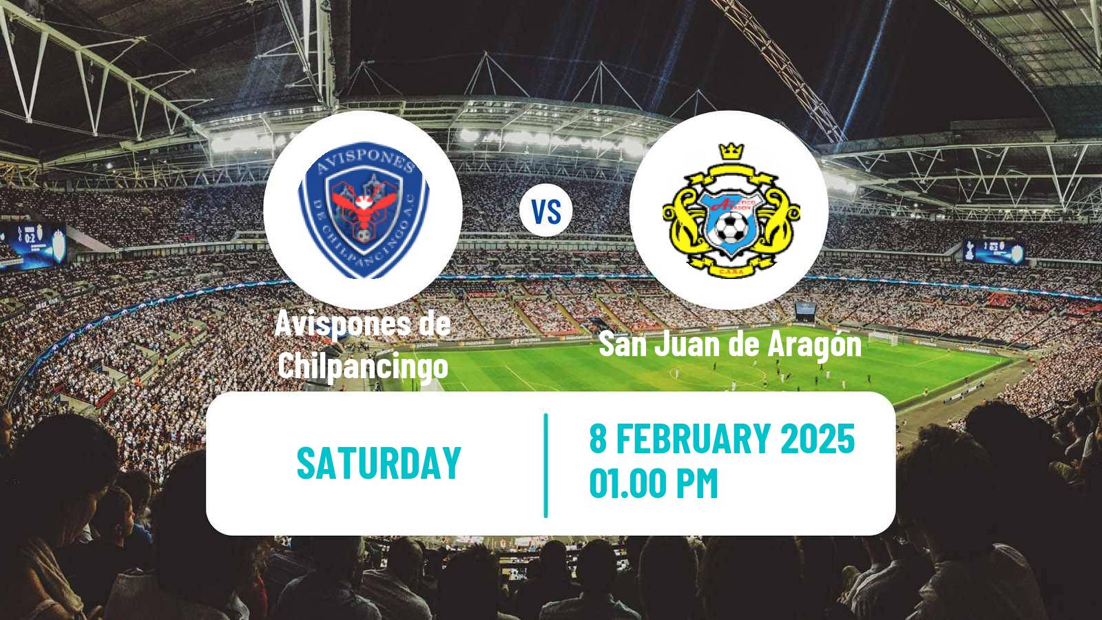 Soccer Mexican Liga Premier Serie A Avispones de Chilpancingo - San Juan de Aragón