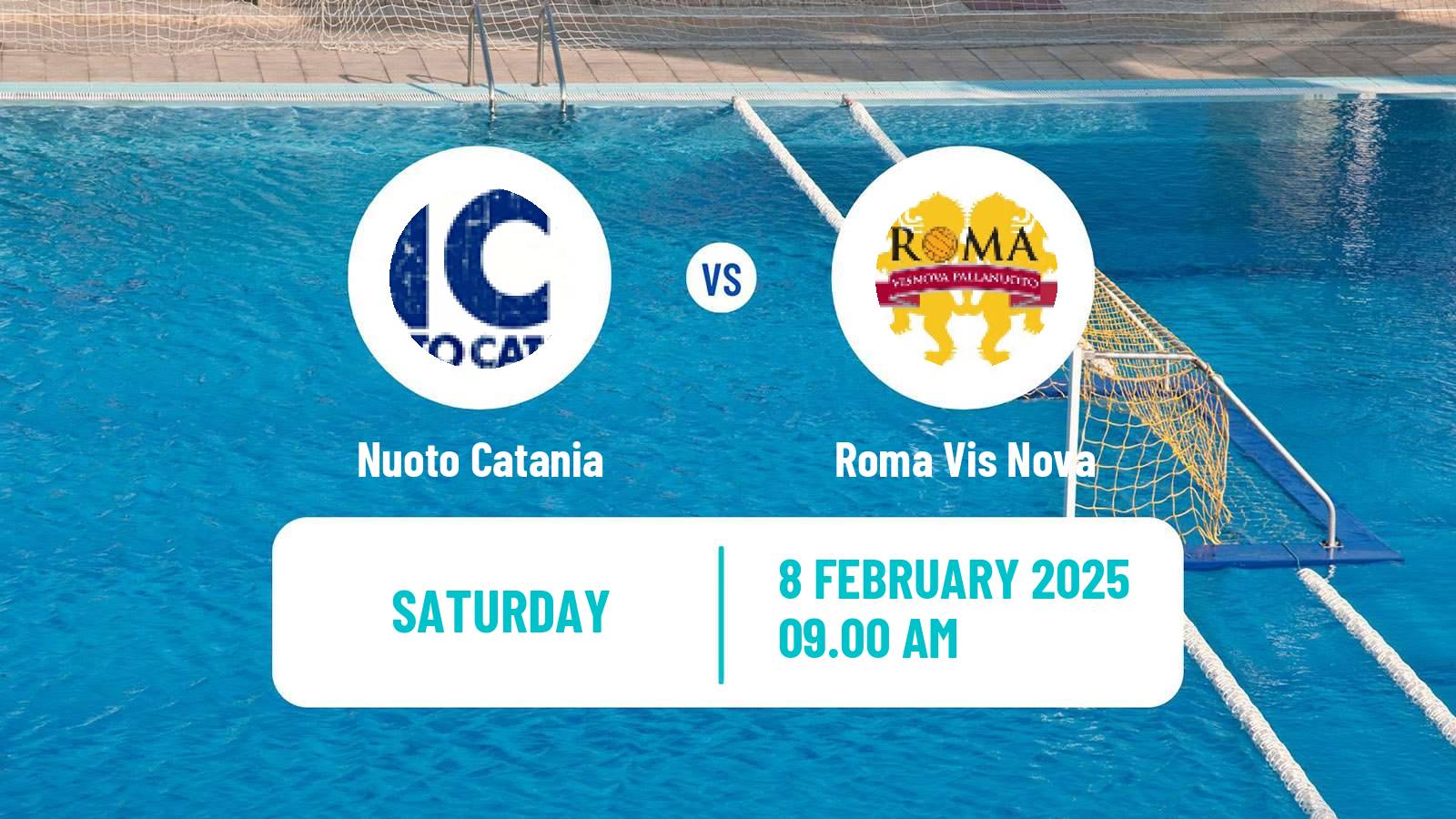 Water polo Italian A1 Water Polo Nuoto Catania - Roma Vis Nova