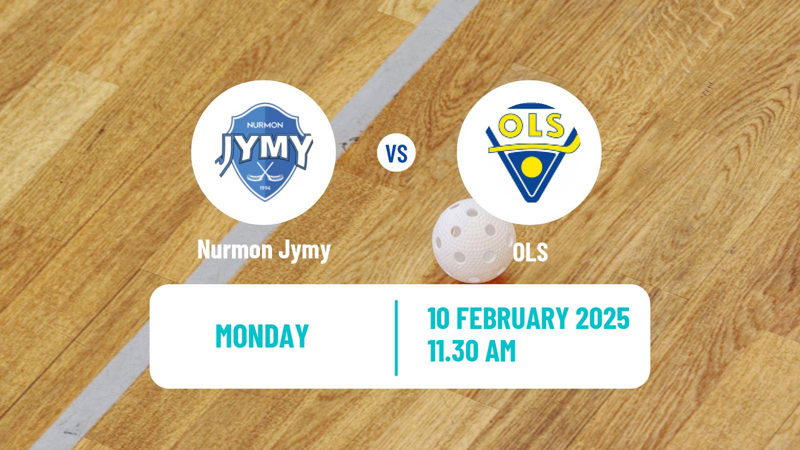 Floorball Finnish F-Liiga Nurmon Jymy - OLS