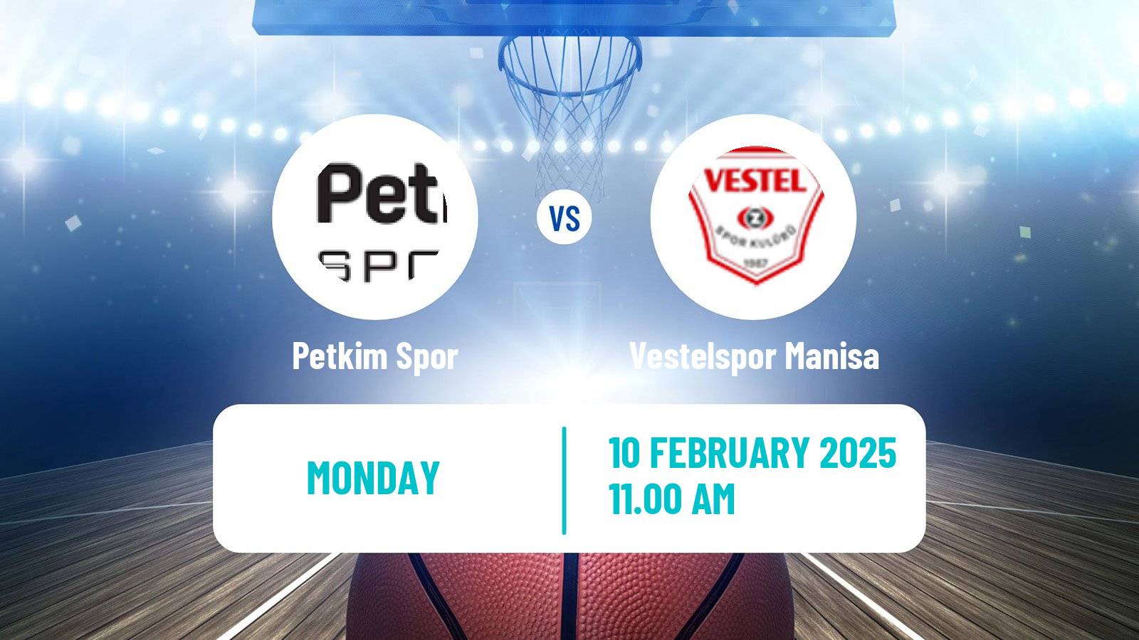 Basketball Turkish Basketball Super Ligi Petkim Spor - Vestelspor Manisa