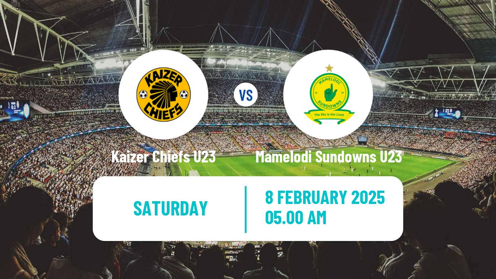 Soccer South African Diski Challenge Kaizer Chiefs U23 - Mamelodi Sundowns U23