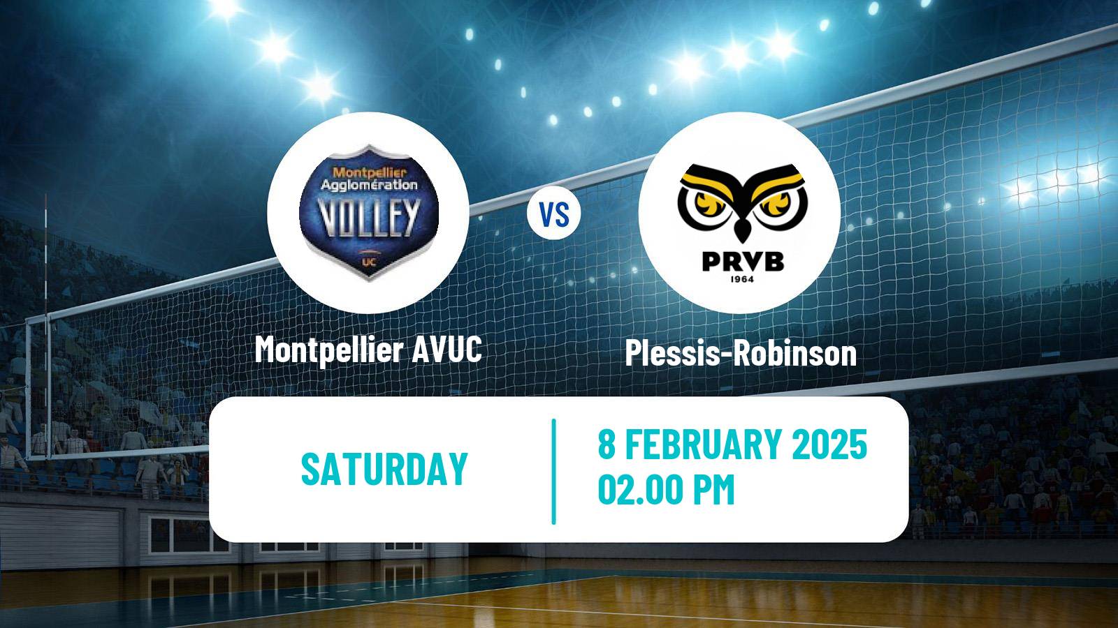 Volleyball French Ligue A Volleyball Montpellier AVUC - Plessis-Robinson