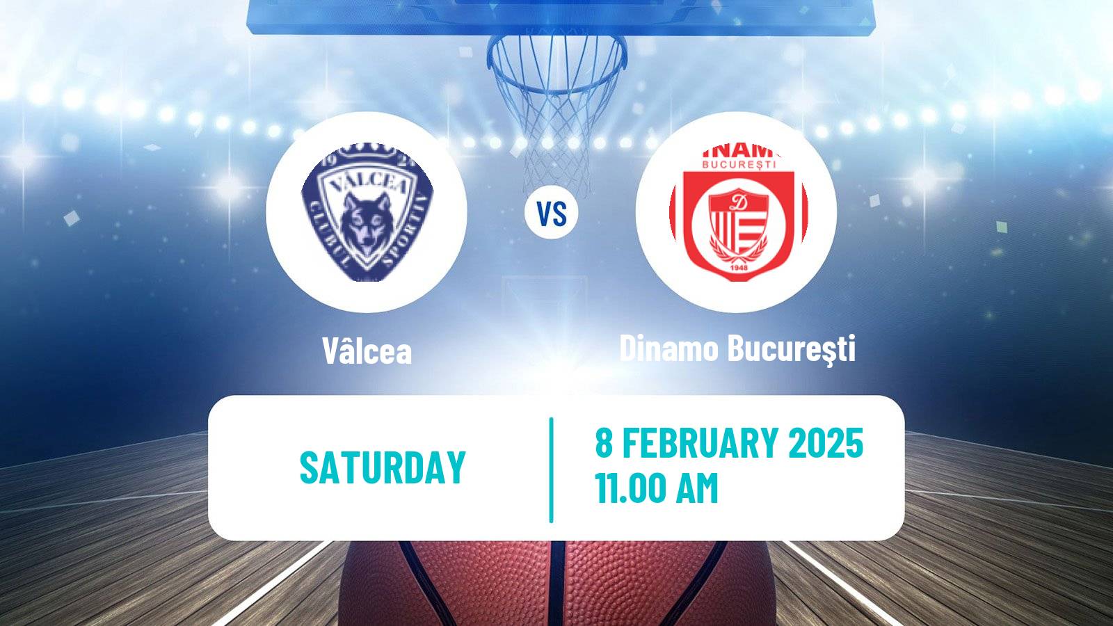 Basketball Romanian Divizia A Basketball Vâlcea - Dinamo Bucureşti