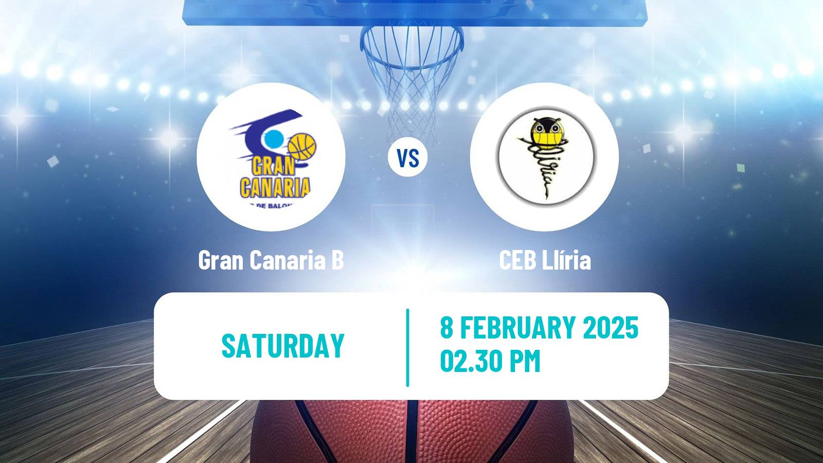 Basketball Spanish LEB Plata Gran Canaria B - Llíria