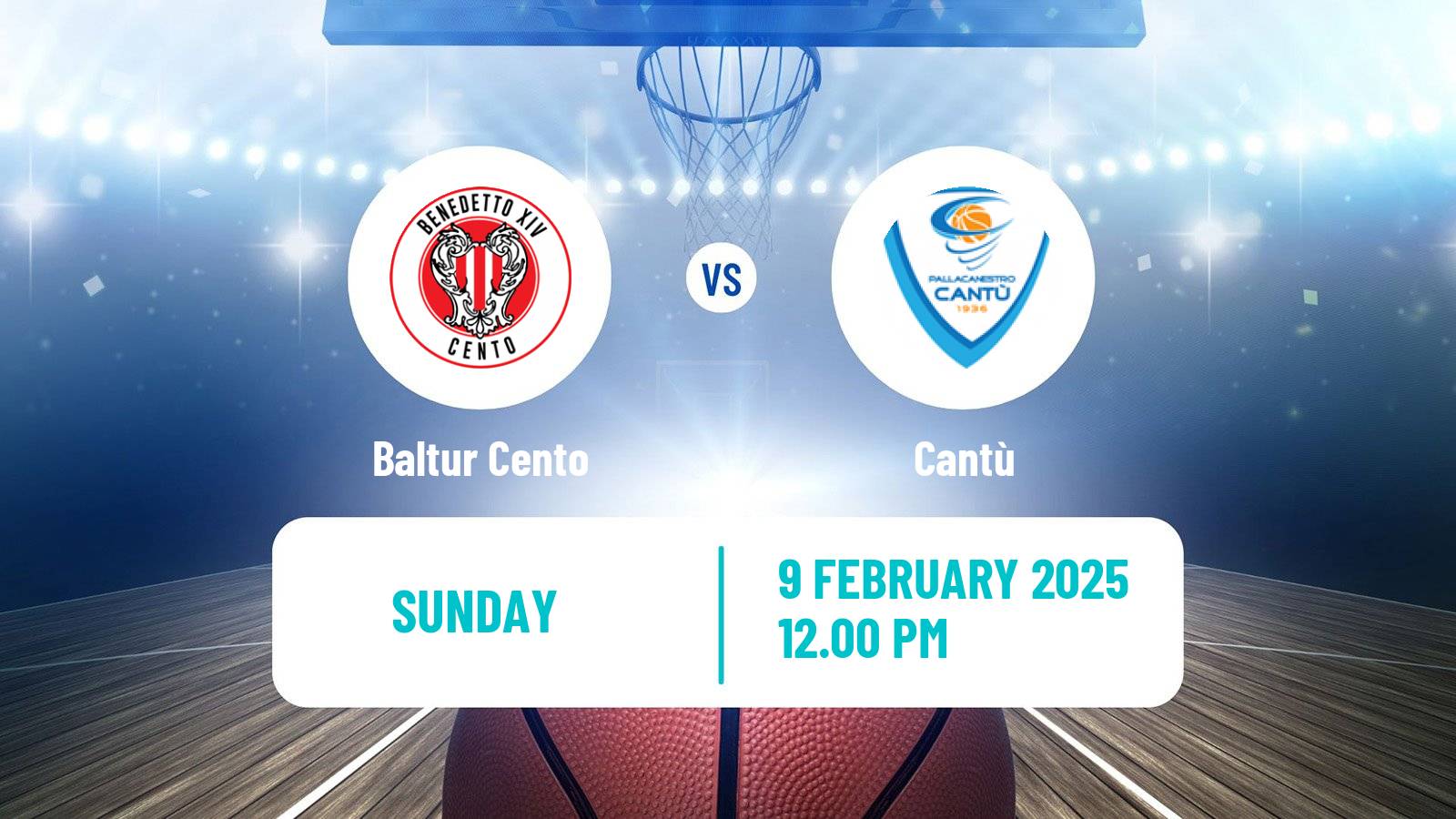 Basketball Italian Serie A2 Basketball Baltur Cento - Cantù