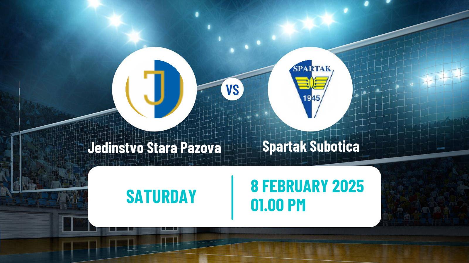 Volleyball Serbian Liga Volleyball Jedinstvo Stara Pazova - Spartak Subotica