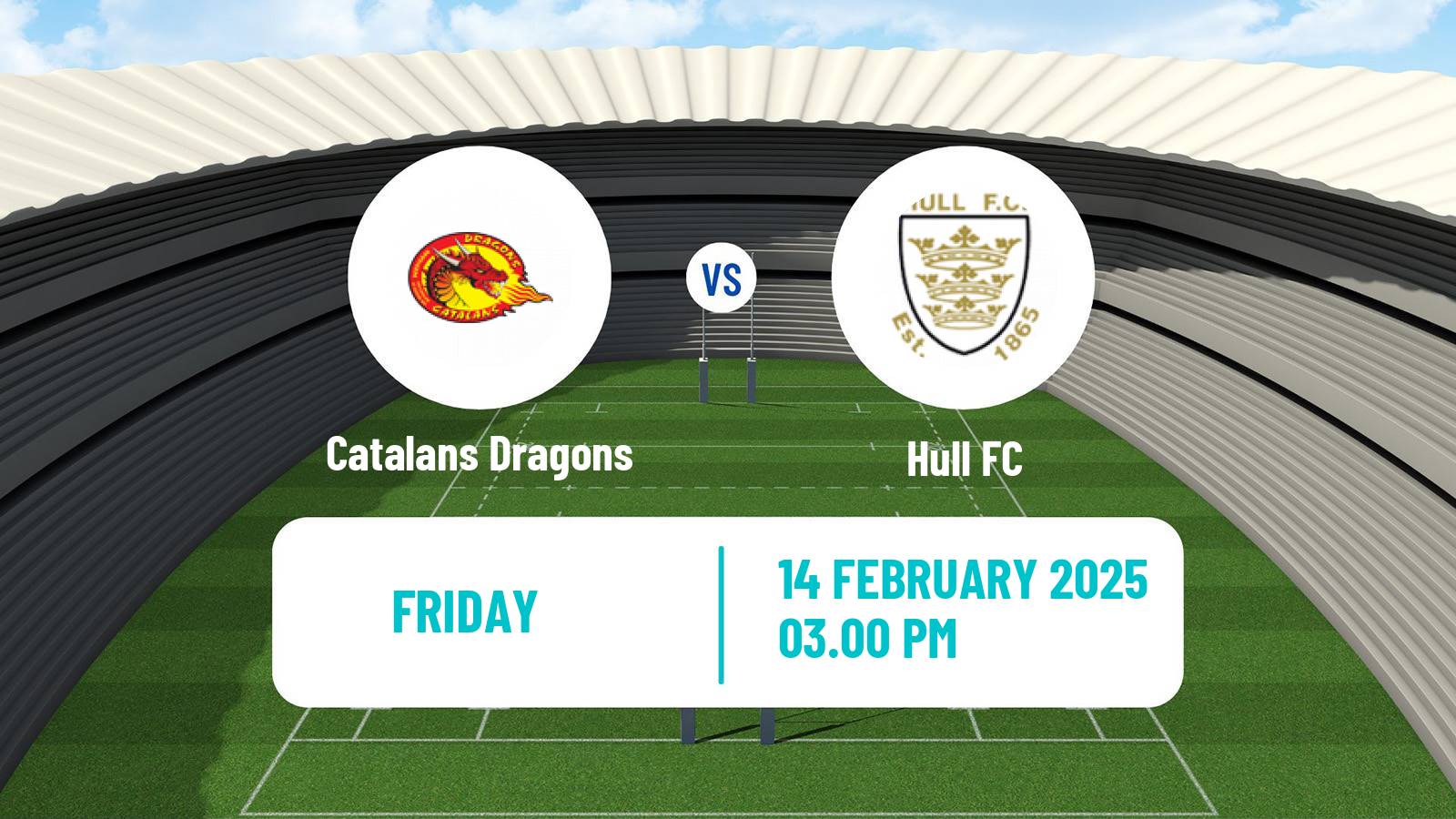 Rugby league Super League Rugby Catalans Dragons - Hull