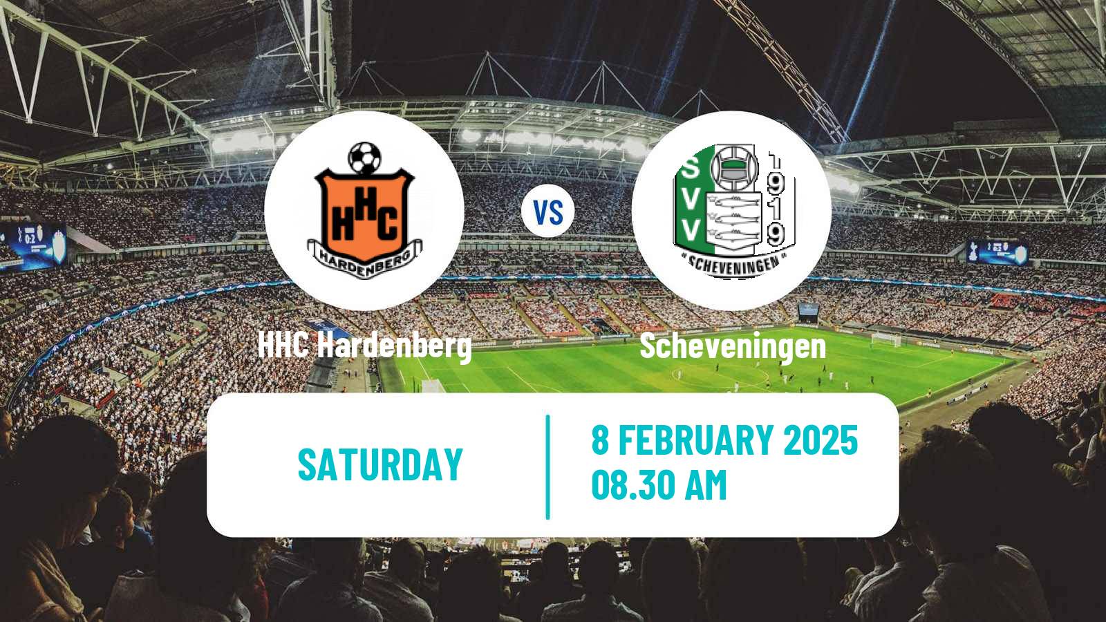 Soccer Dutch Tweede Divisie HHC Hardenberg - Scheveningen