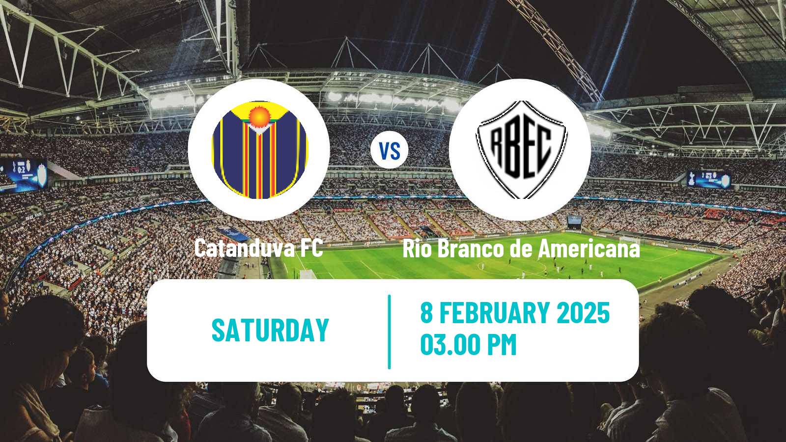 Soccer Brazilian Campeonato Paulista A3 Catanduva - Rio Branco de Americana