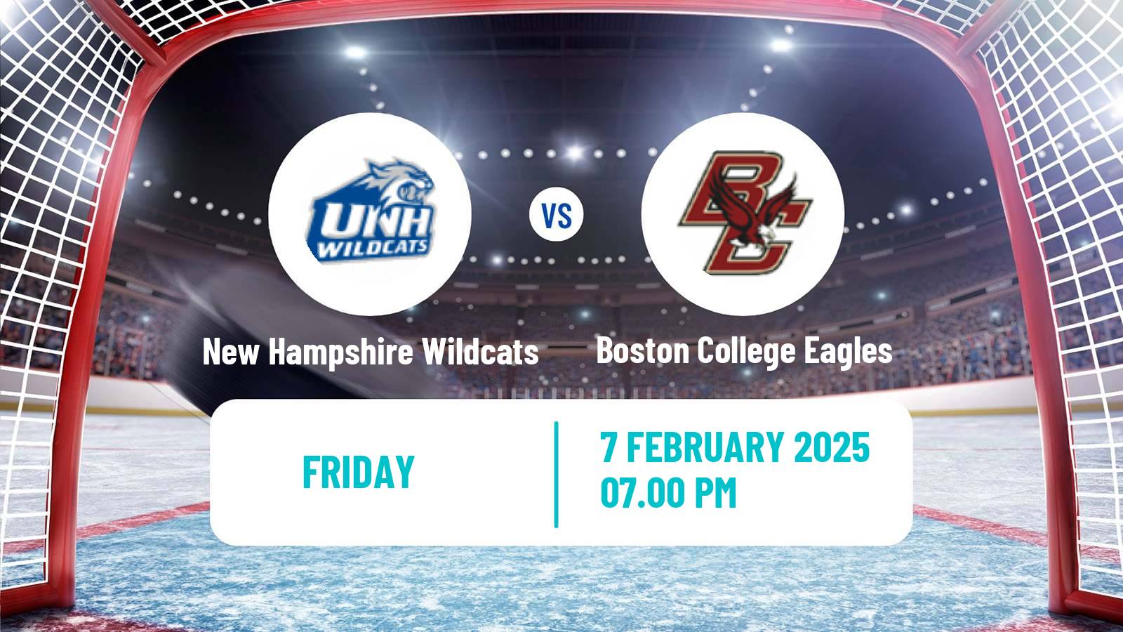 Hockey NCAA Hockey New Hampshire Wildcats - Boston College Eagles