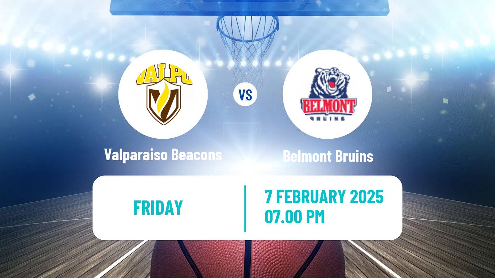 Basketball NCAA College Basketball Women Valparaiso Beacons - Belmont Bruins