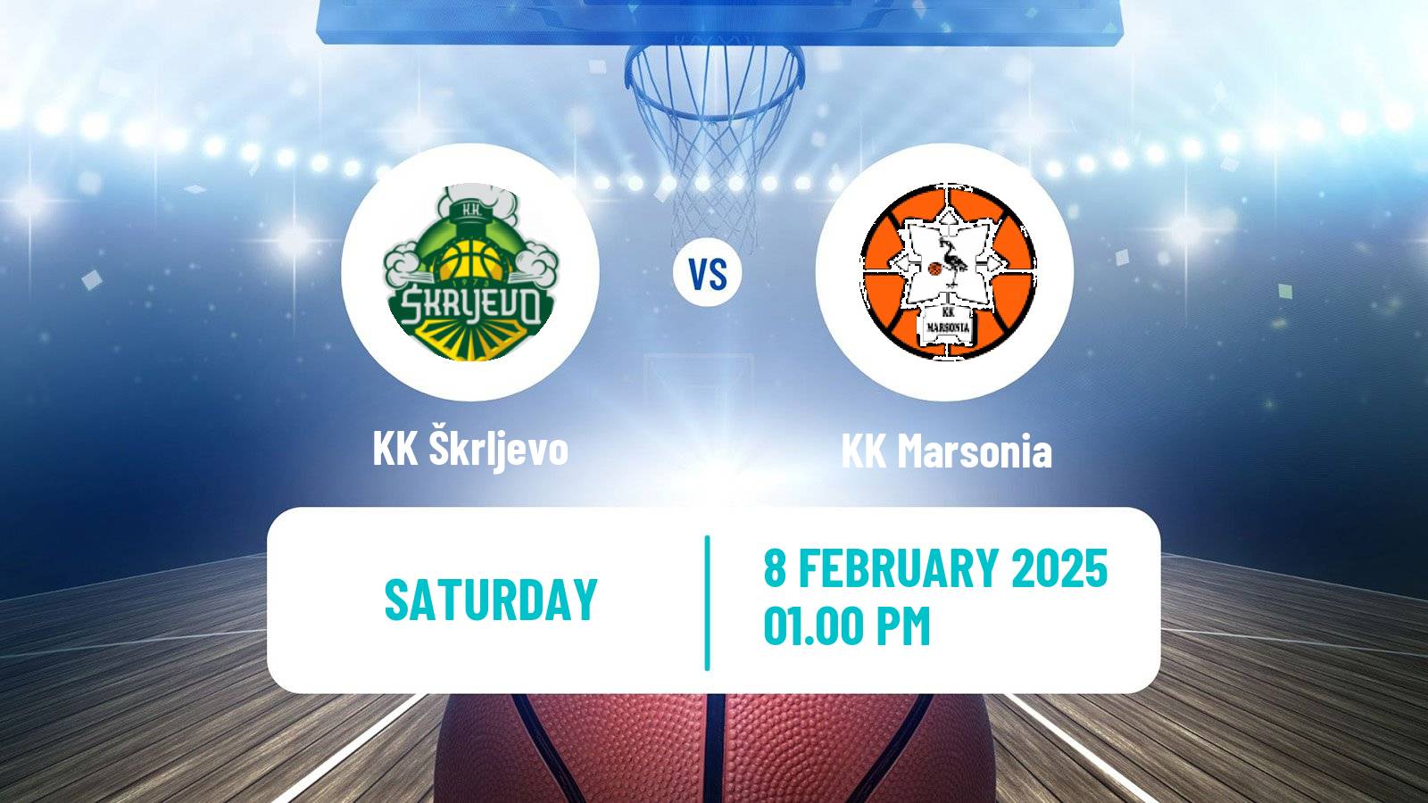 Basketball Croatian Prva Liga Basketball Škrljevo - Marsonia