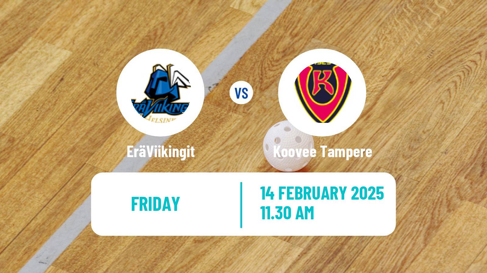 Floorball Finnish F-Liiga Women EräViikingit - Koovee Tampere