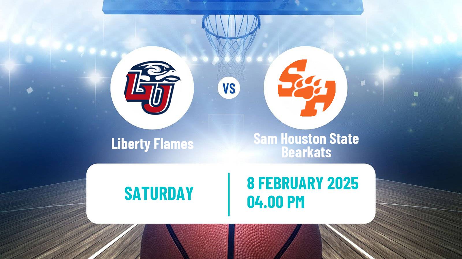 Basketball NCAA College Basketball Liberty Flames - Sam Houston State Bearkats