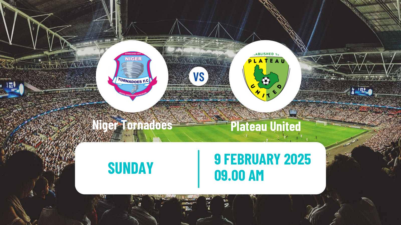 Soccer Nigerian Premier League Niger Tornadoes - Plateau United