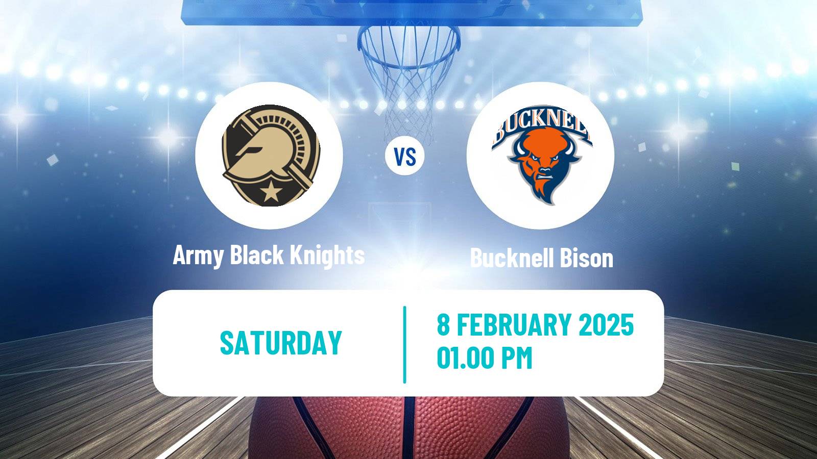 Basketball NCAA College Basketball Army Black Knights - Bucknell Bison