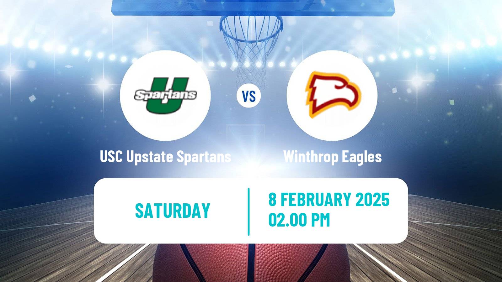 Basketball NCAA College Basketball USC Upstate Spartans - Winthrop Eagles