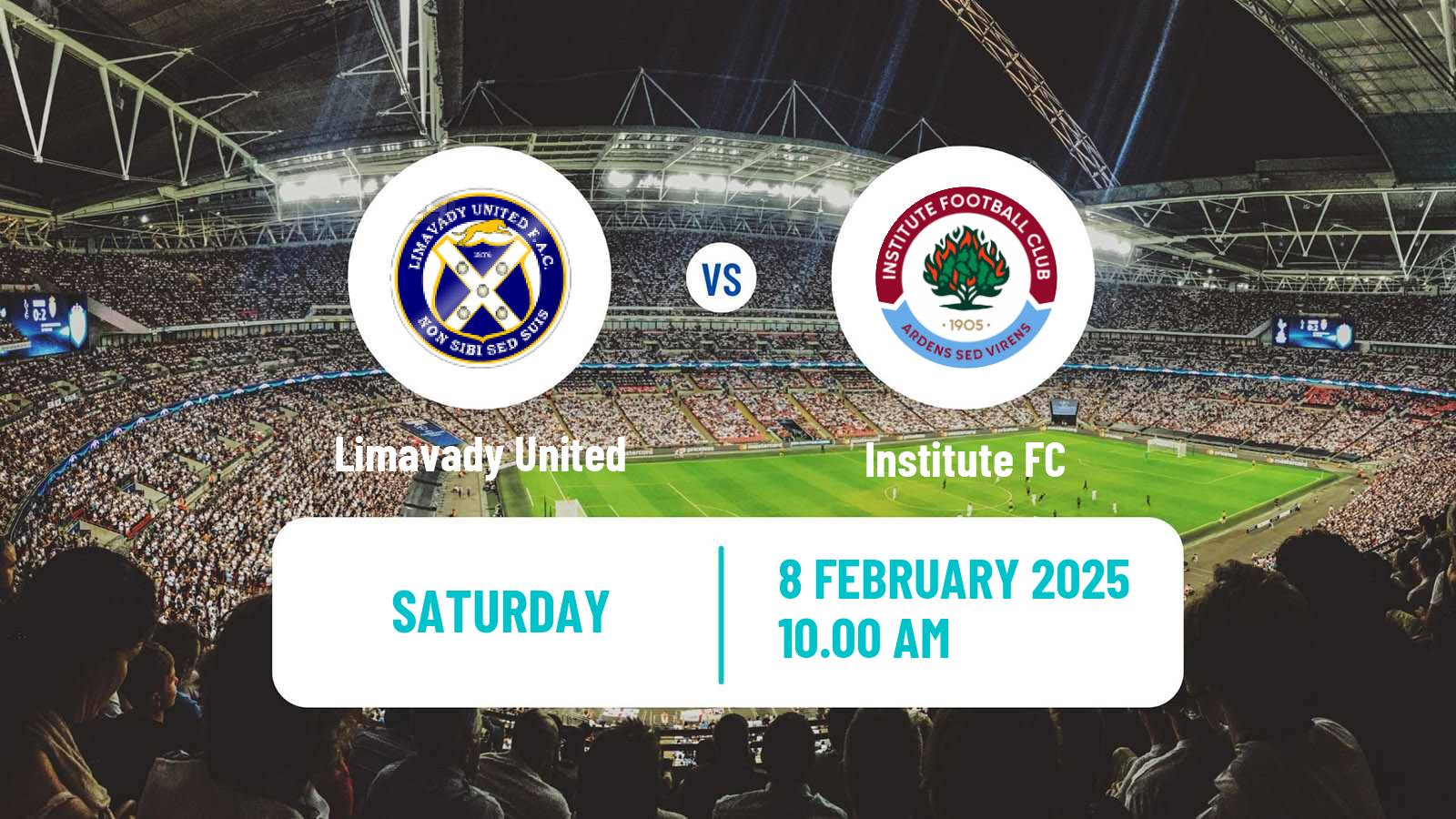 Soccer Northern Irish Championship Limavady United - Institute FC