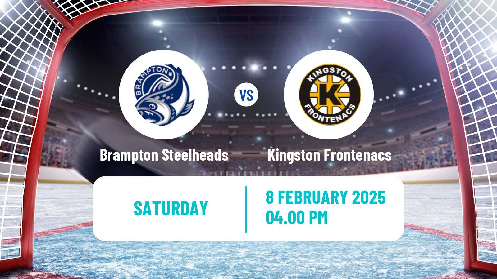 Hockey OHL Brampton Steelheads - Kingston Frontenacs