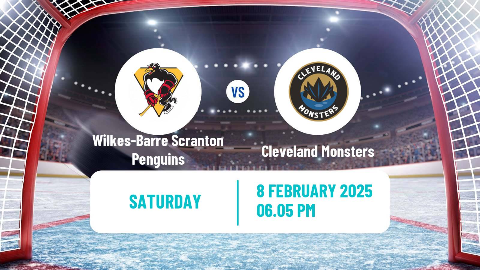 Hockey AHL Wilkes-Barre Scranton Penguins - Cleveland Monsters