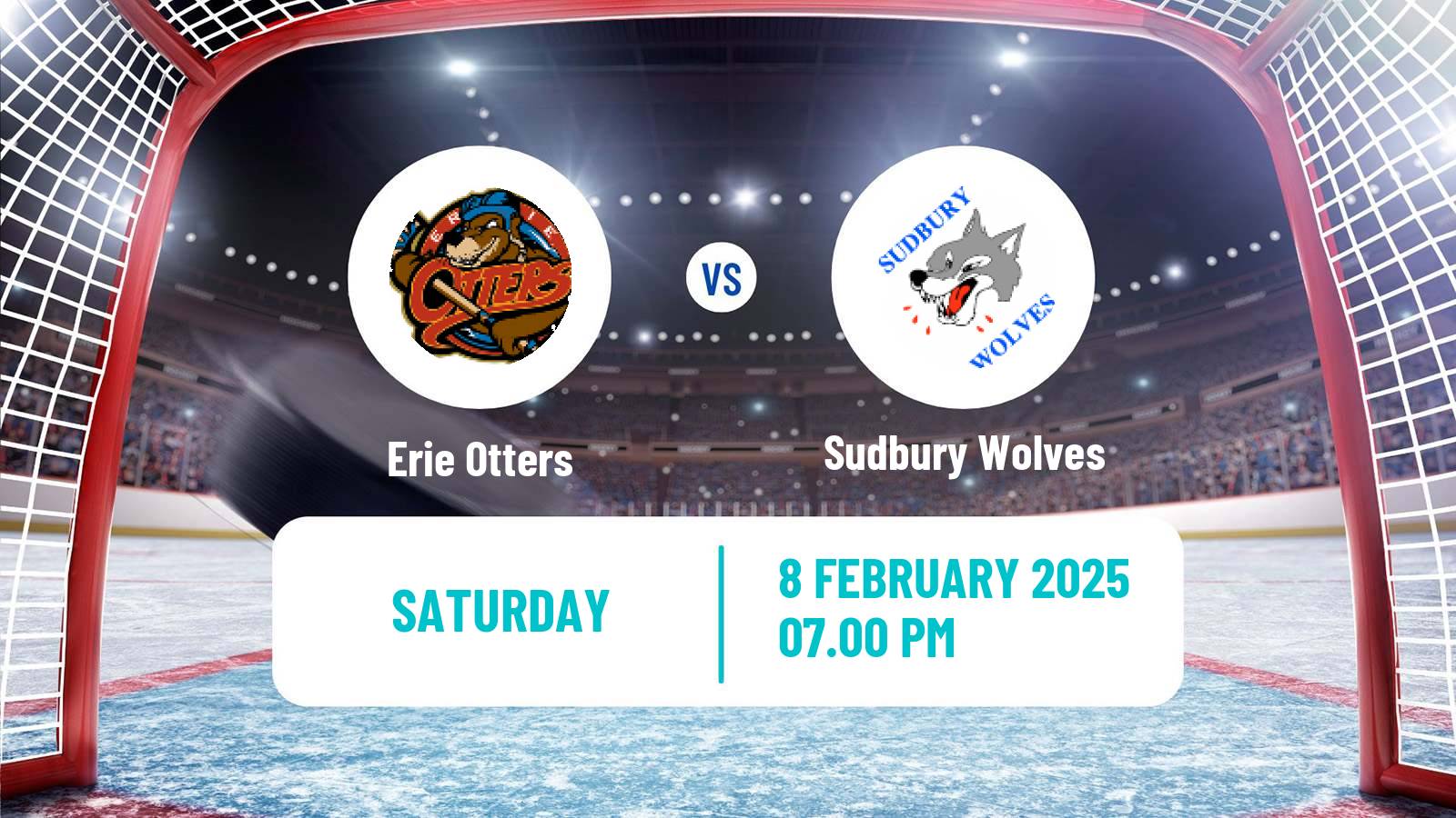 Hockey OHL Erie Otters - Sudbury Wolves