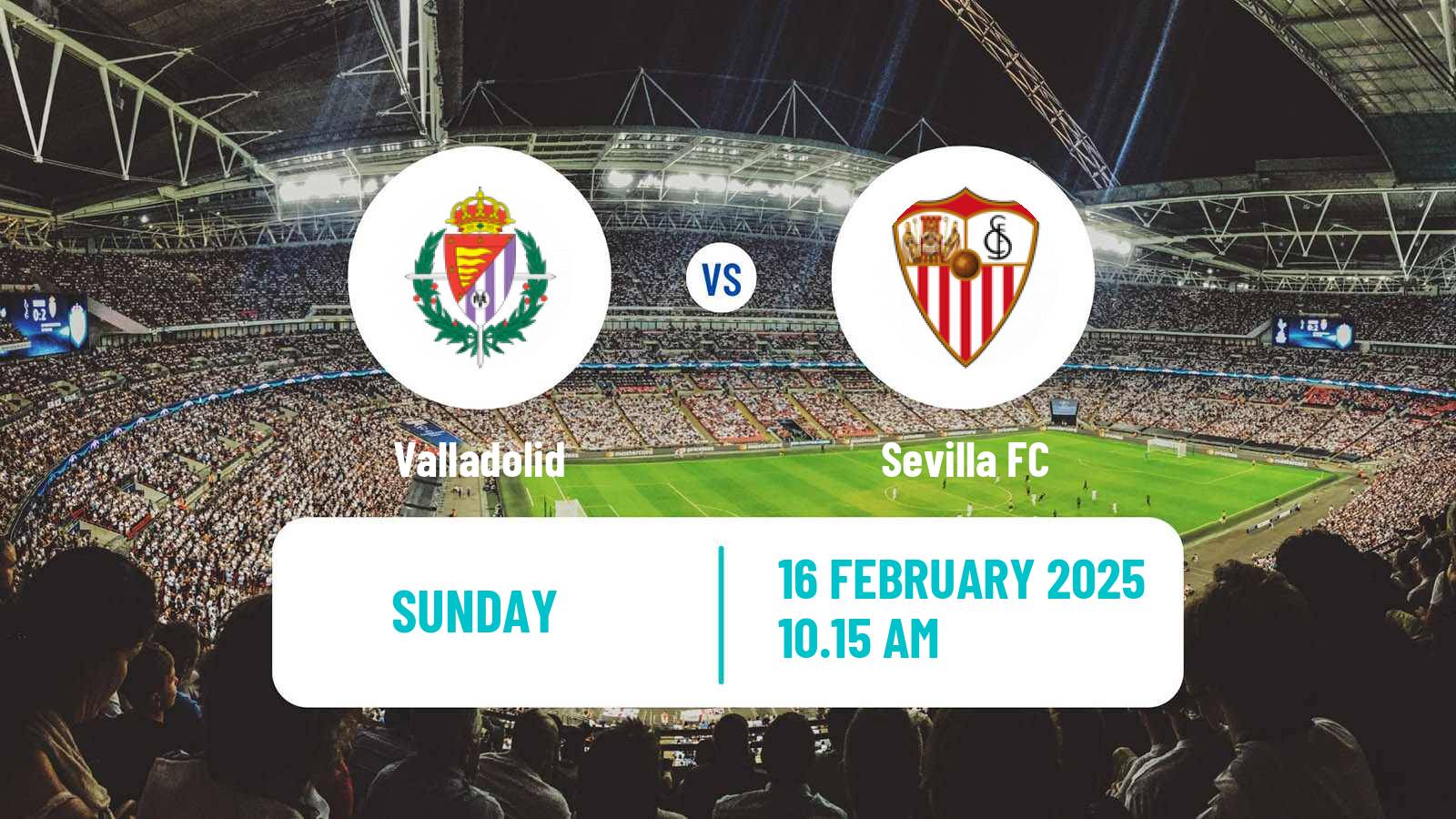 Soccer Spanish LaLiga Valladolid - Sevilla