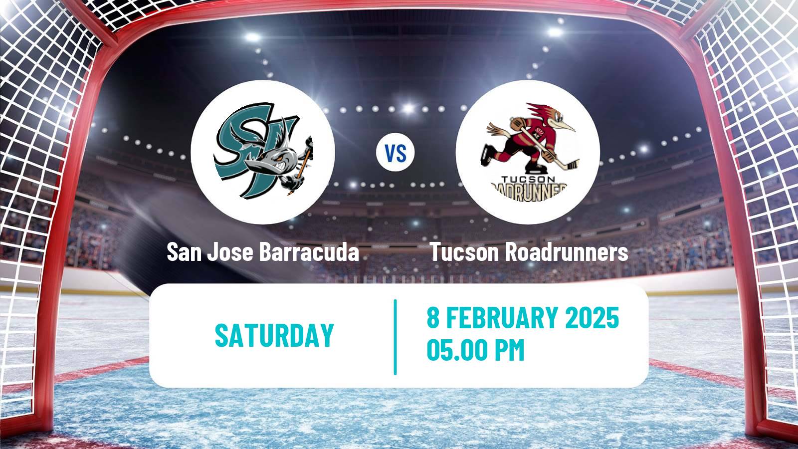 Hockey AHL San Jose Barracuda - Tucson Roadrunners