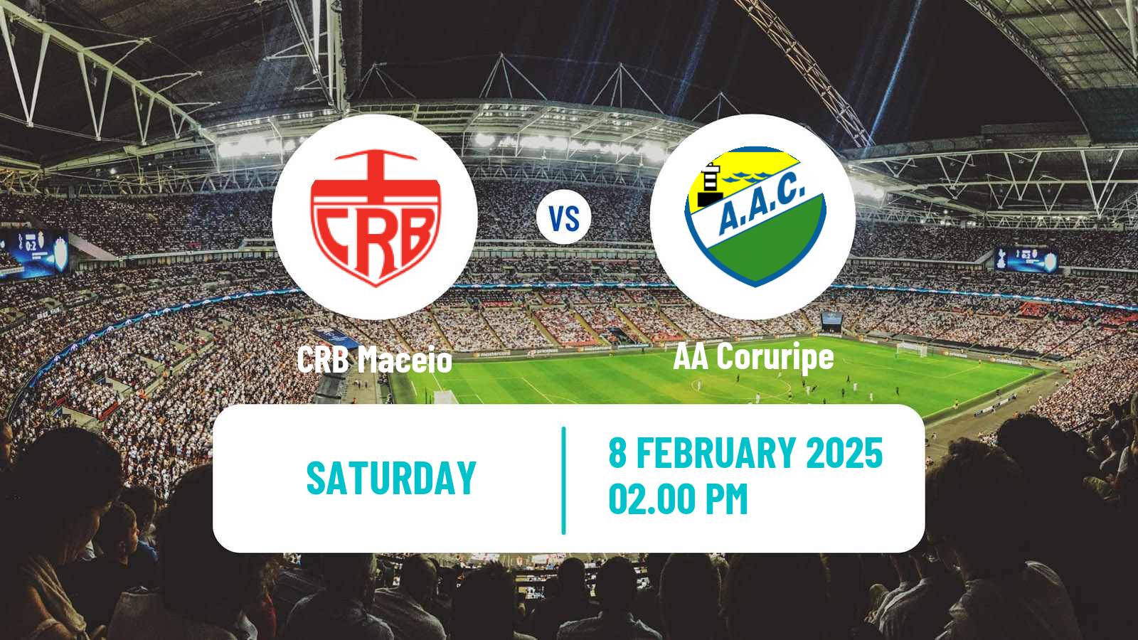 Soccer Brazilian Campeonato Alagoano CRB Maceio - Coruripe