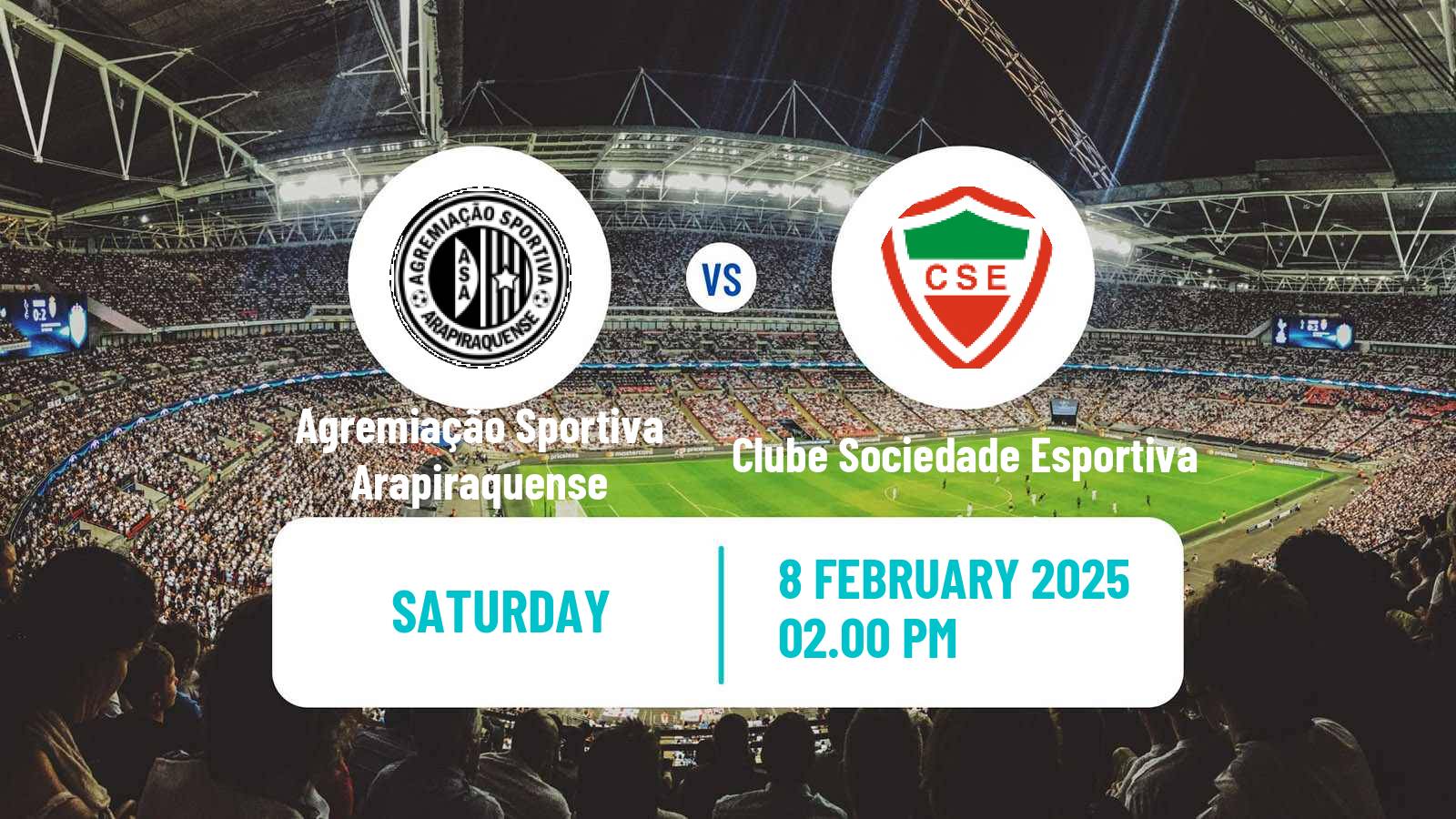 Soccer Brazilian Campeonato Alagoano Agremiação Sportiva Arapiraquense - Clube Sociedade Esportiva