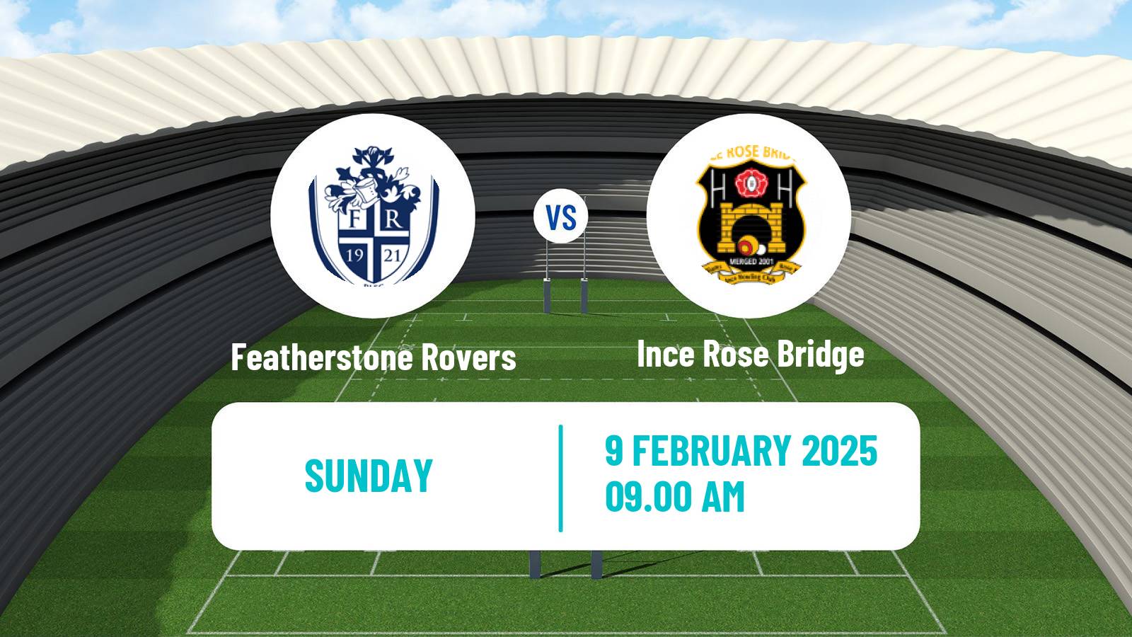 Rugby league Challenge Cup Rugby League Featherstone Rovers - Ince Rose Bridge