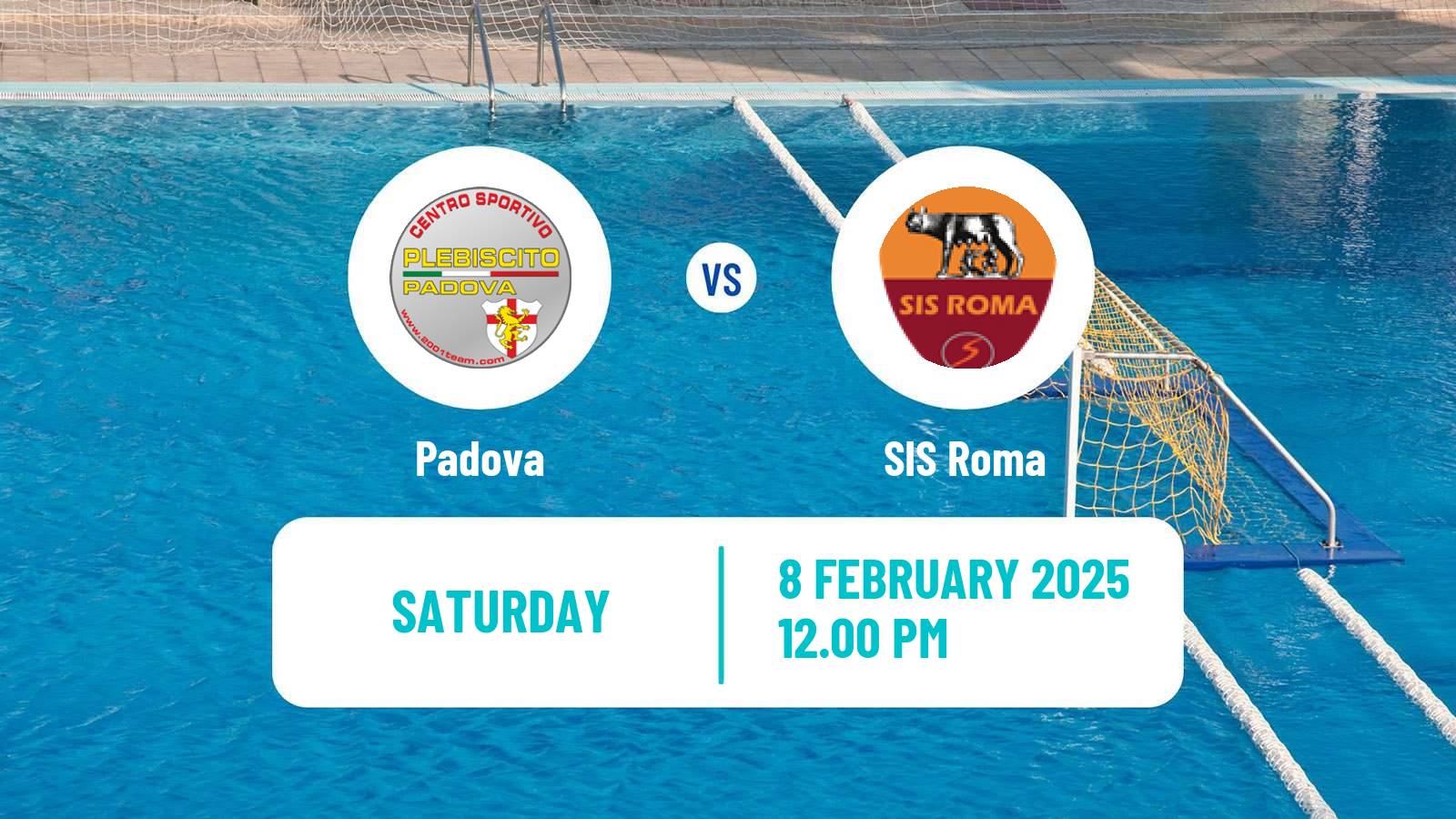 Water polo Italian A1 Water Polo Women Padova - SIS Roma