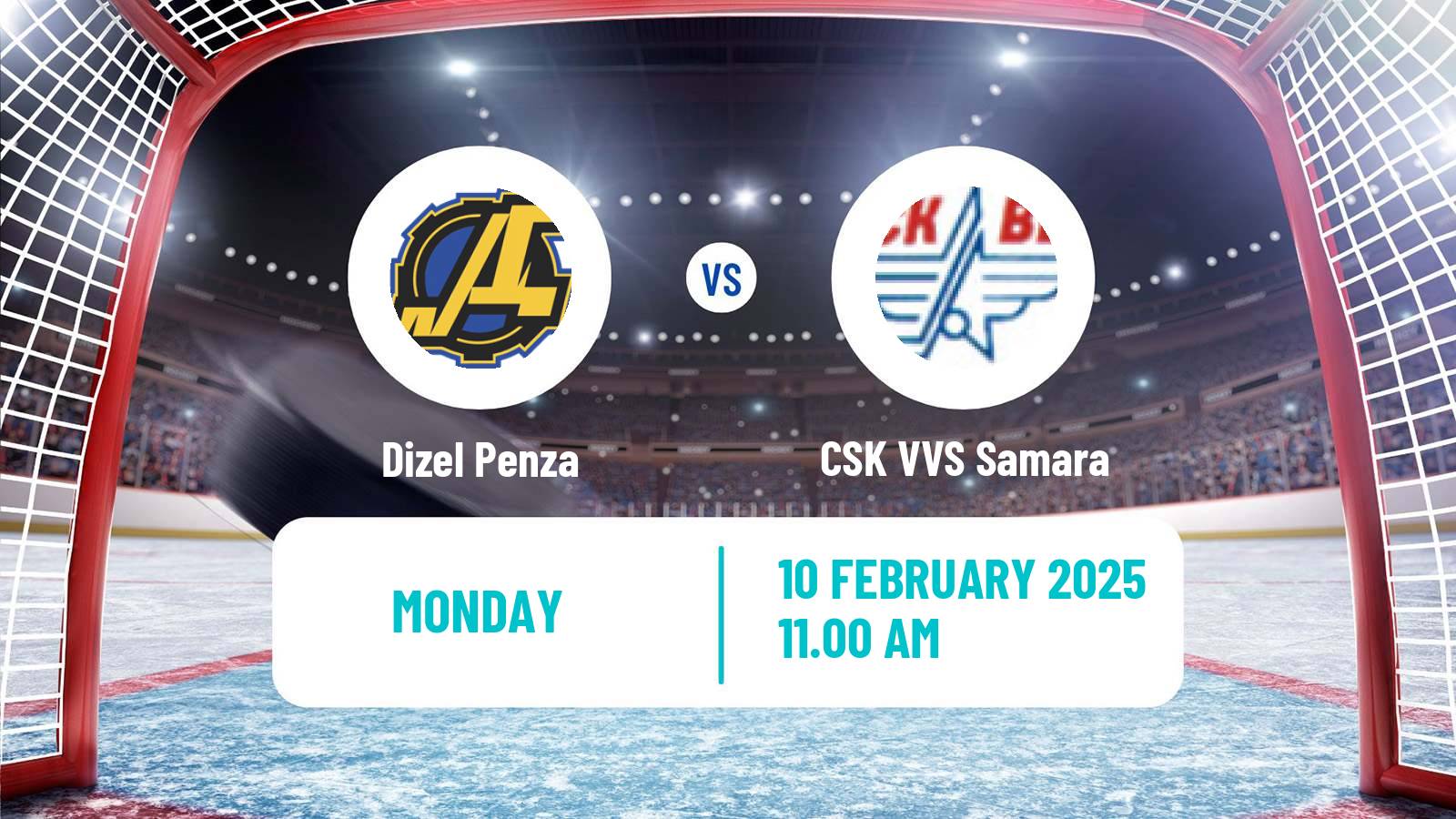 Hockey VHL Dizel Penza - CSK VVS Samara