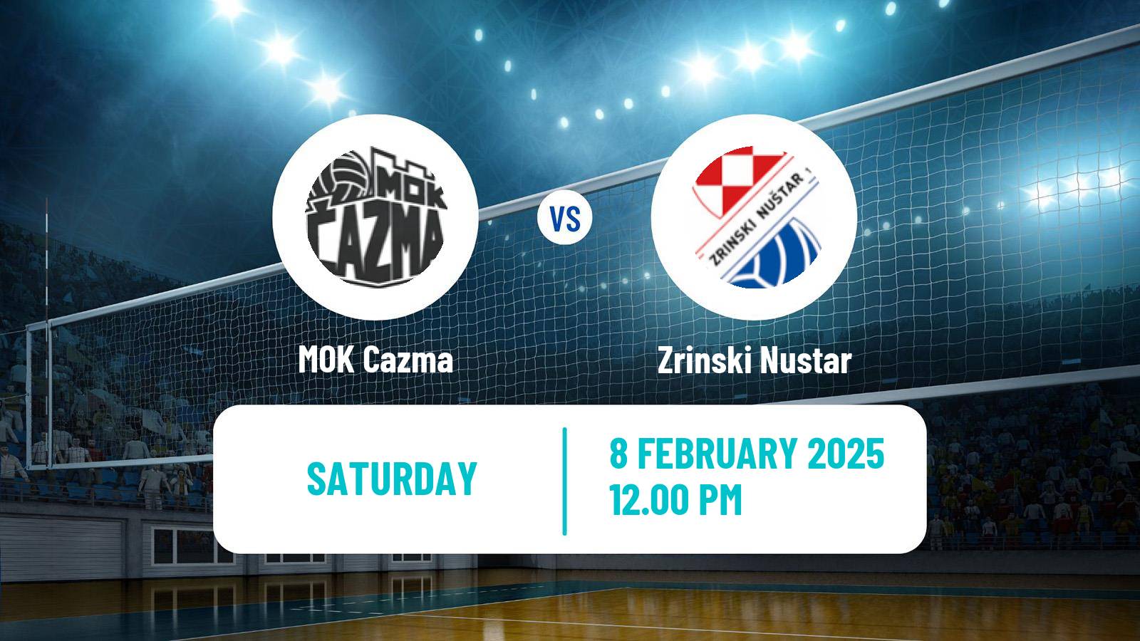 Volleyball Croatian Prva Liga Volleyball MOK Cazma - Zrinski Nustar