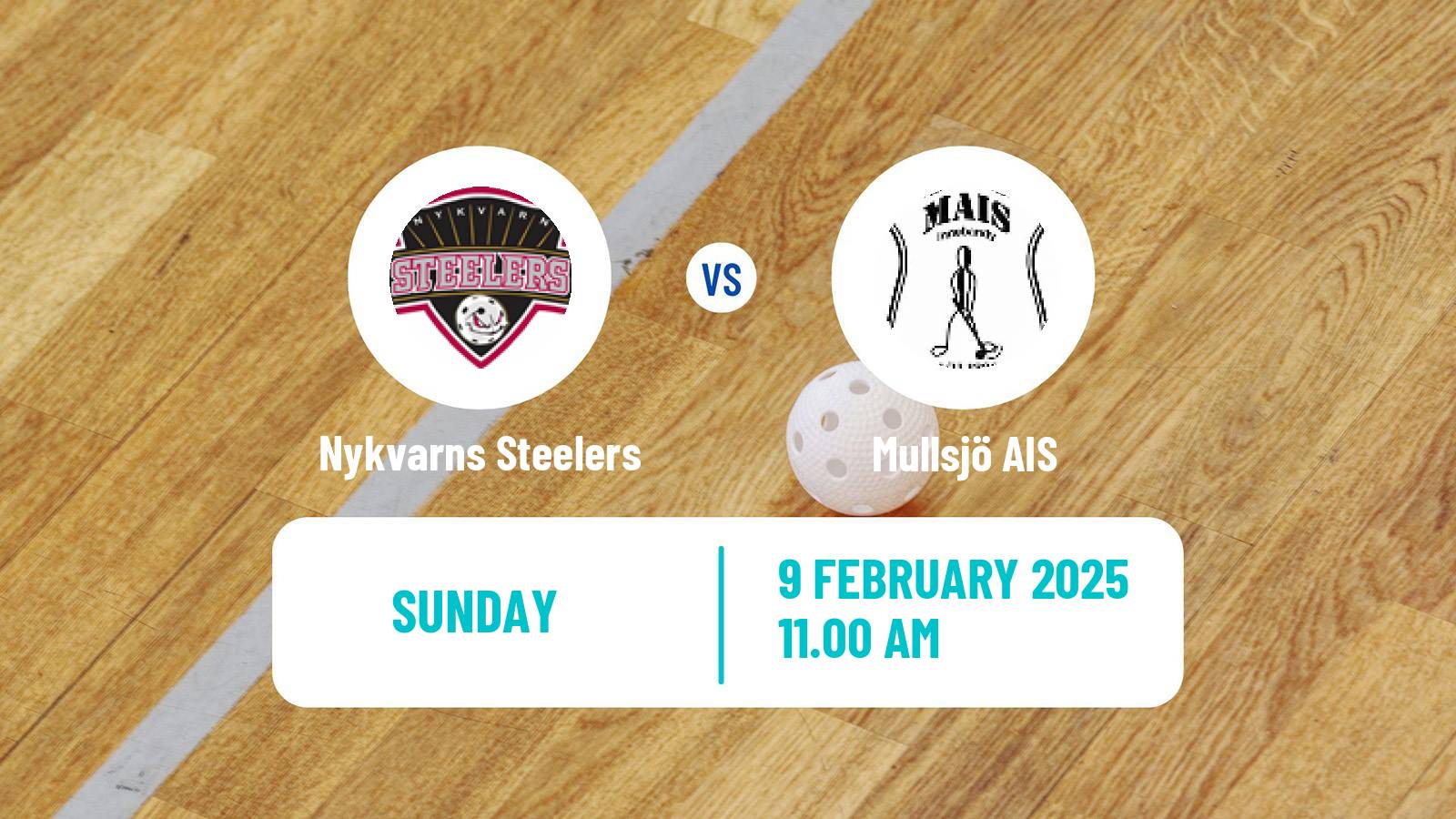 Floorball Swedish Superligan Floorball Nykvarns Steelers - Mullsjö AIS