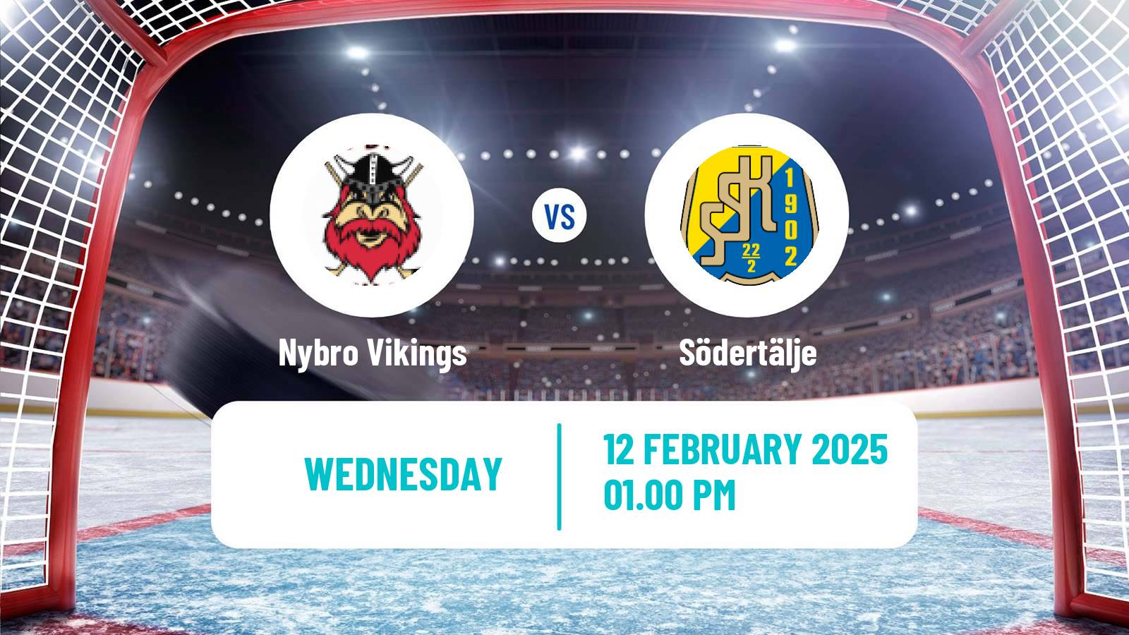 Hockey Swedish Hockey Allsvenskan Nybro Vikings - Södertälje