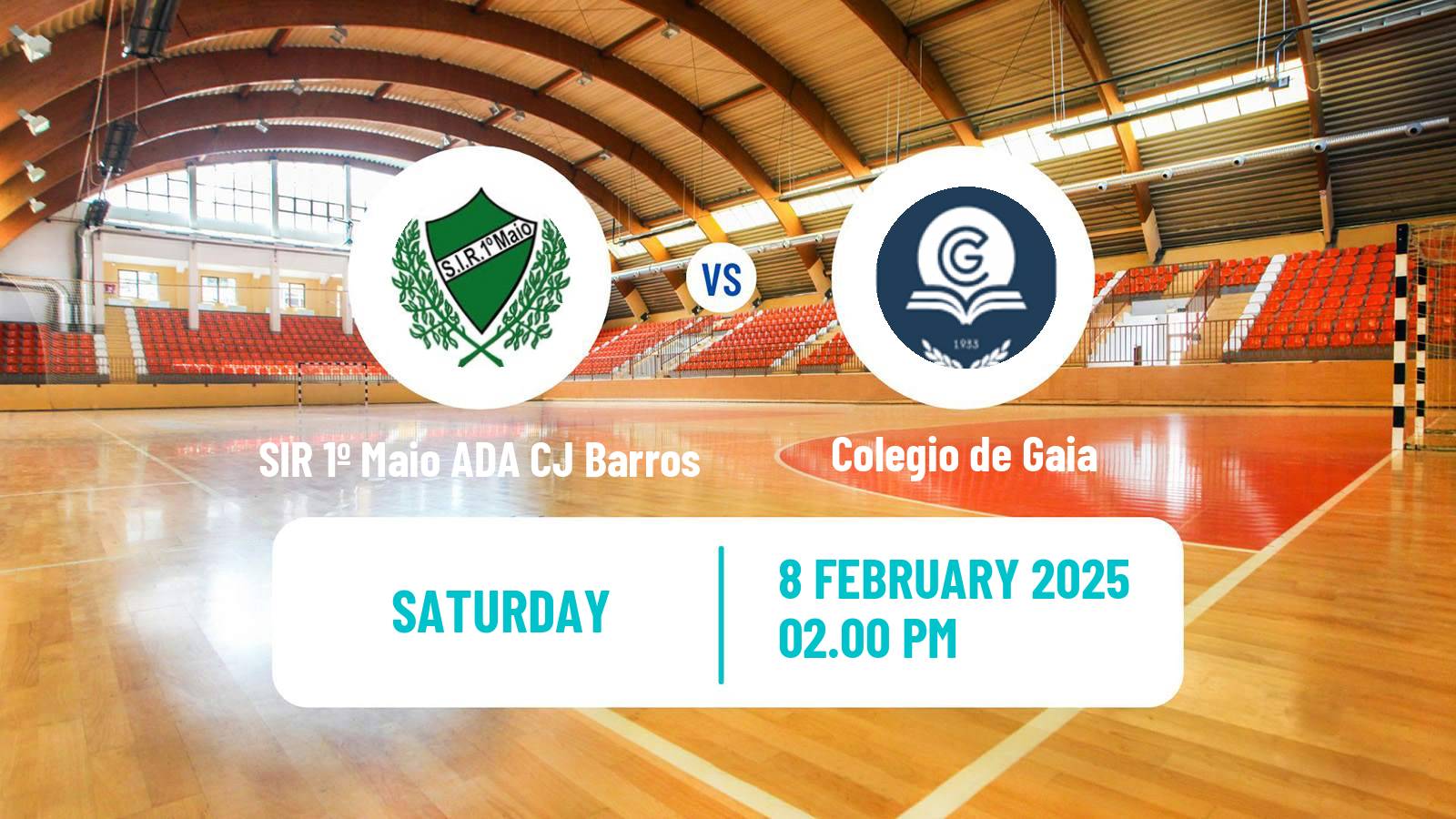 Handball Portuguese 1a Divisao Handball Women SIR 1º Maio ADA CJ Barros - Colegio de Gaia