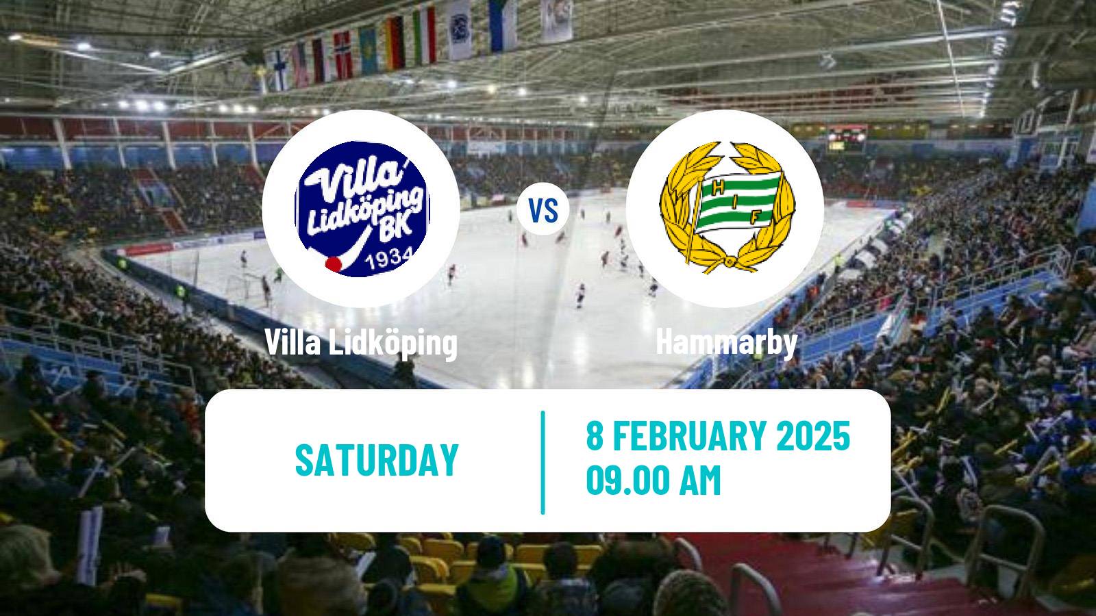 Bandy Swedish Elitserien Bandy Women Villa Lidköping - Hammarby