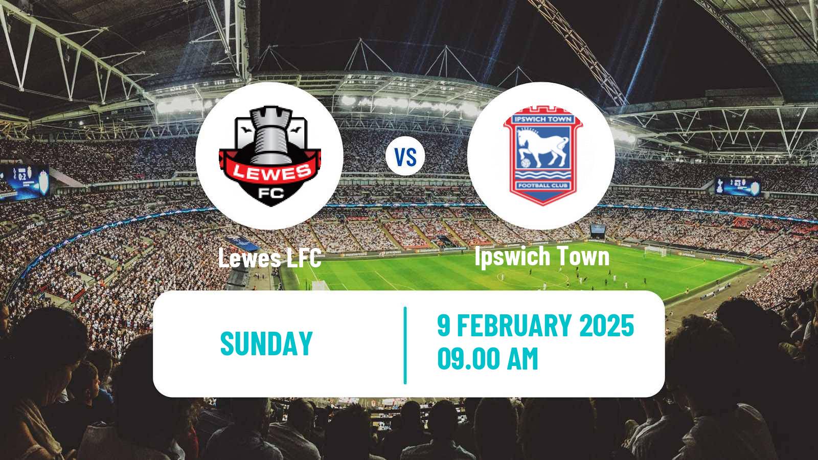 Soccer English National League South Women Lewes - Ipswich Town