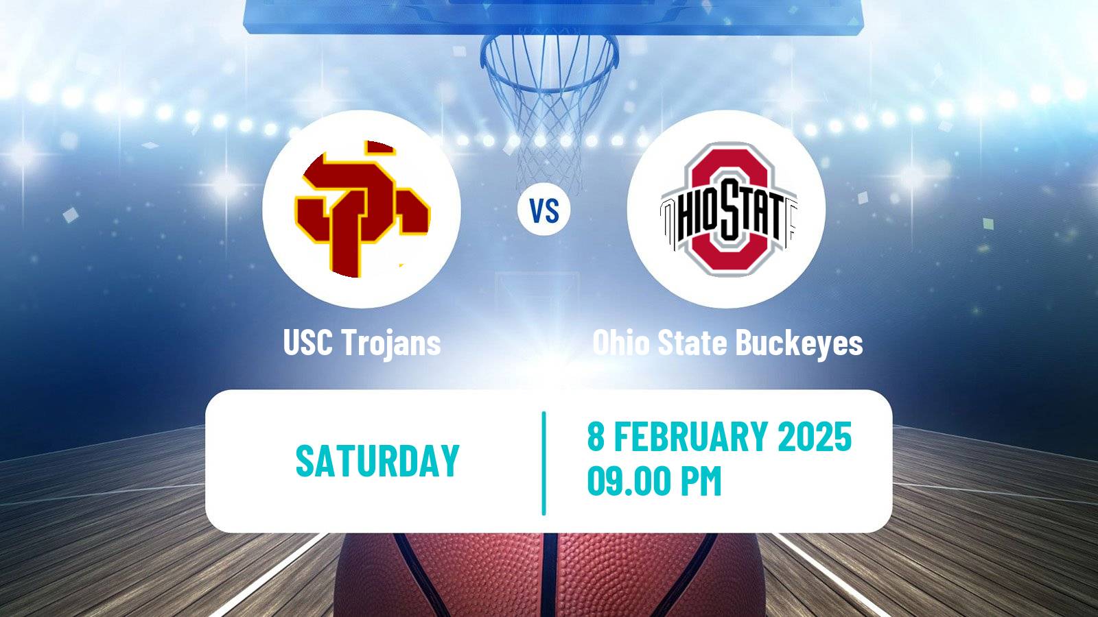 Basketball NCAA College Basketball Women USC Trojans - Ohio State Buckeyes