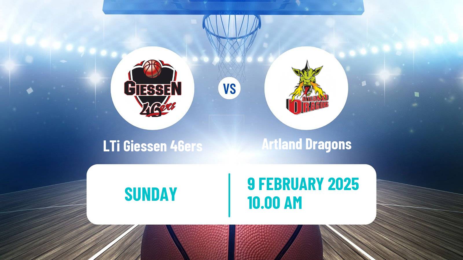 Basketball German Pro A Basketball LTi Giessen 46ers - Artland Dragons