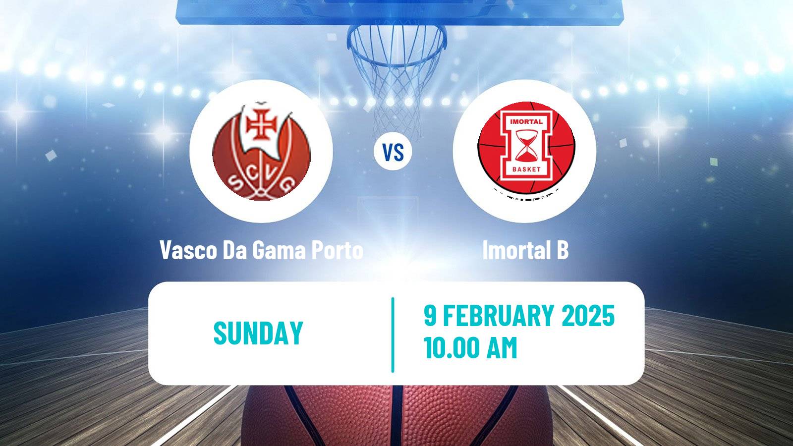 Basketball Portuguese Proliga Basketball Vasco Da Gama Porto - Imortal B