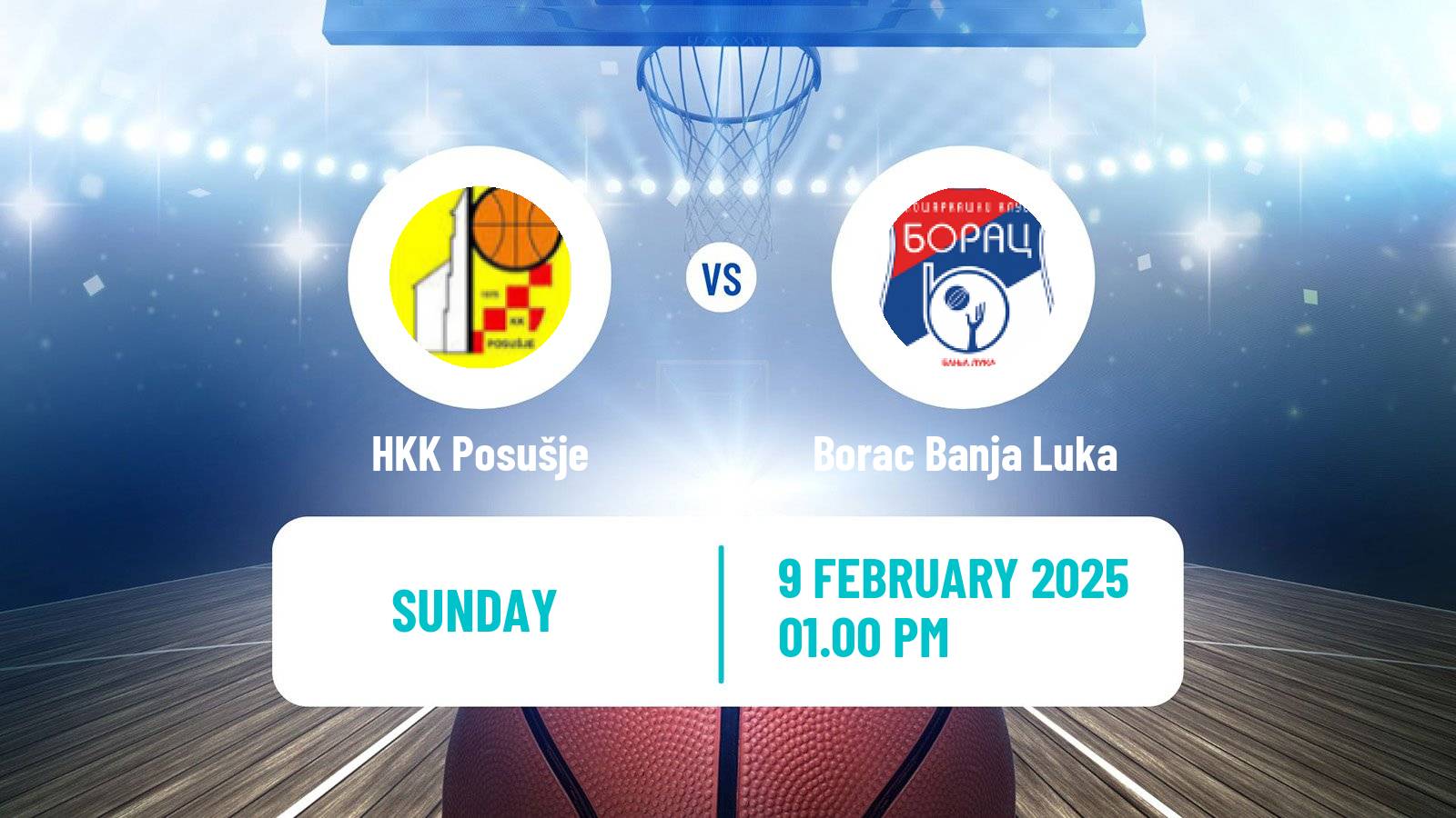 Basketball Bosnian Prvenstvo Basketball Posušje - Borac Banja Luka