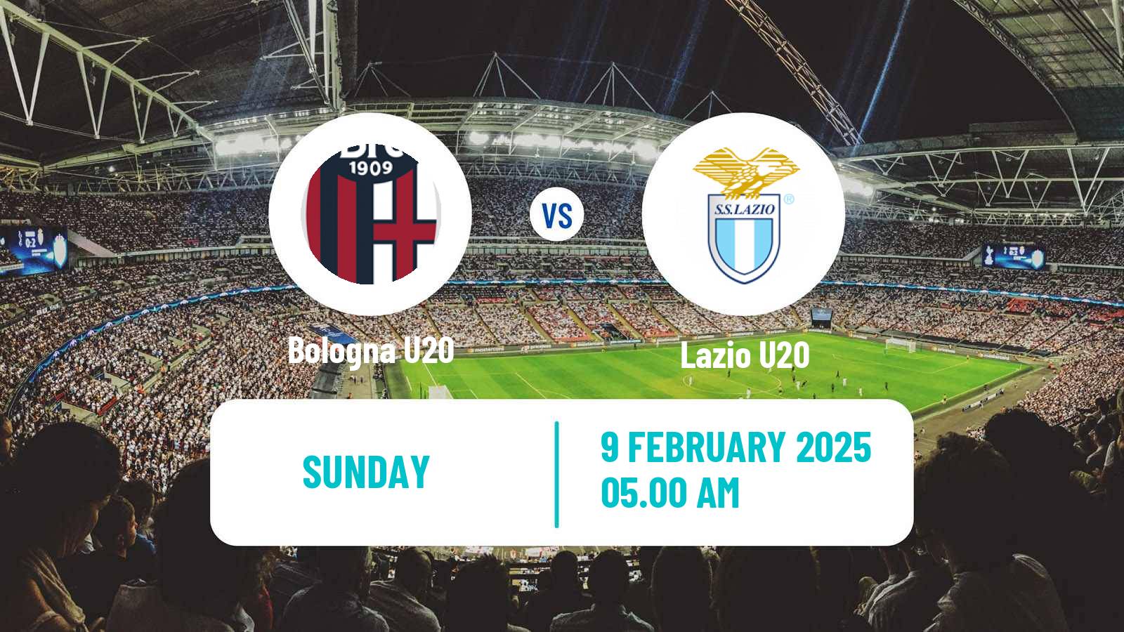 Soccer Italian Primavera 1 Bologna U20 - Lazio U20