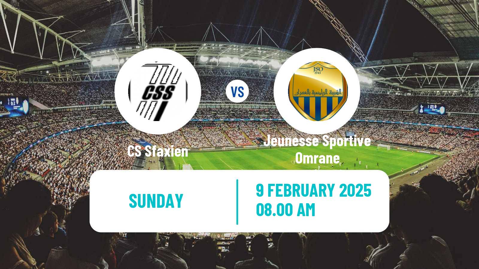 Soccer Tunisian Ligue Professionnelle 1 Sfaxien - Jeunesse Sportive Omrane