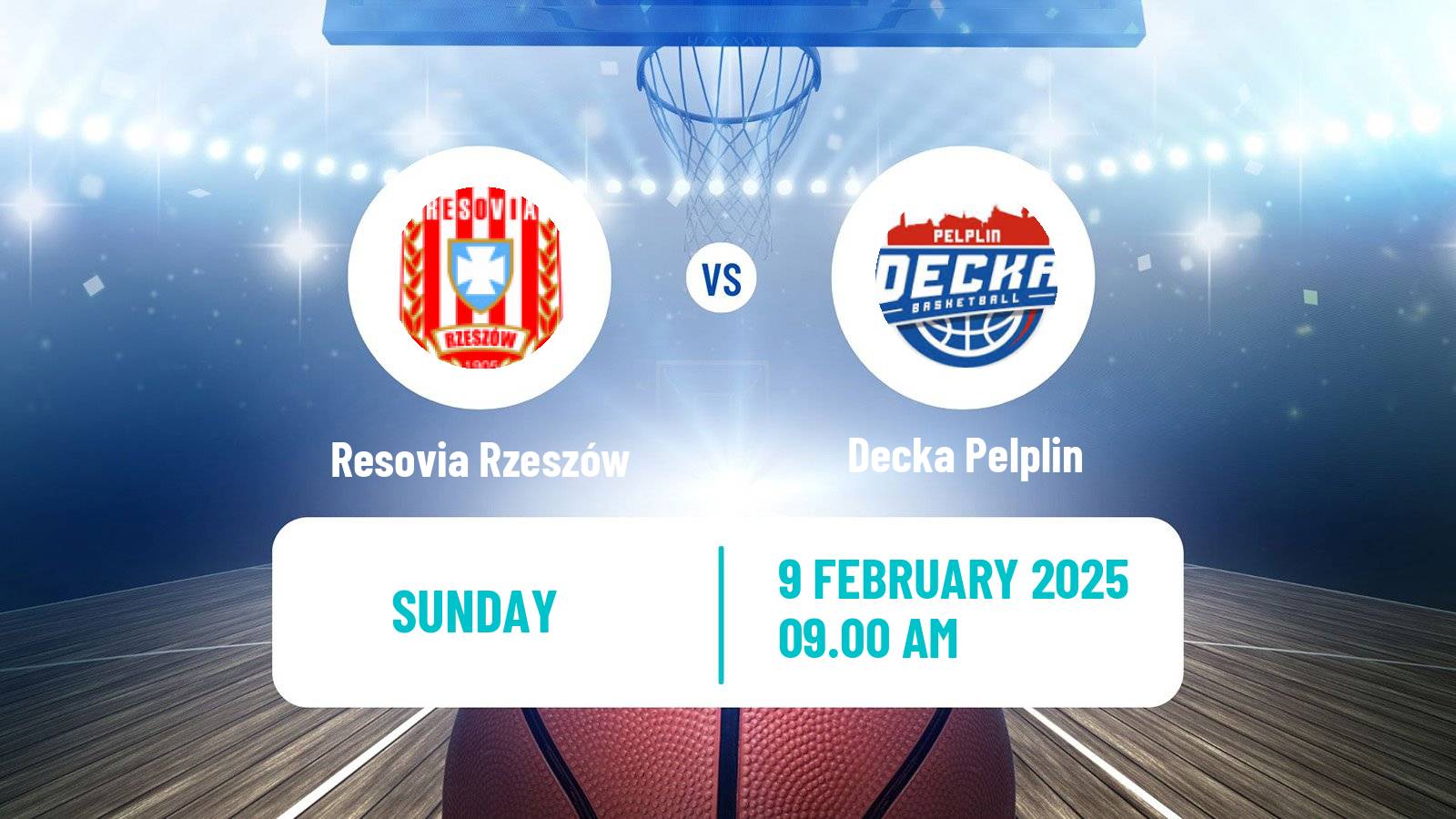 Basketball Polish 1 Liga Basketball Resovia Rzeszów - Decka Pelplin