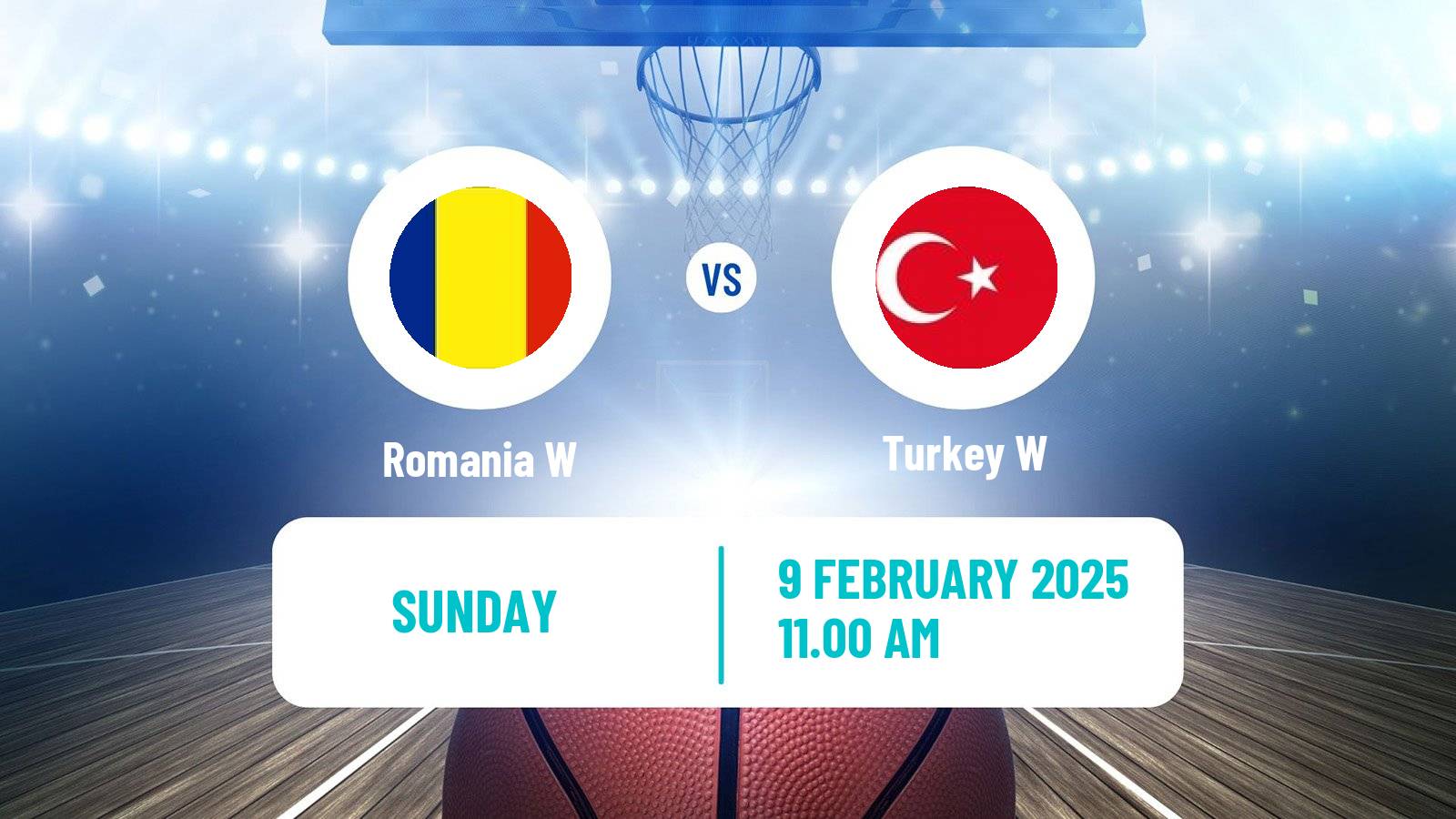 Basketball EuroBasket Women Romania W - Turkey W