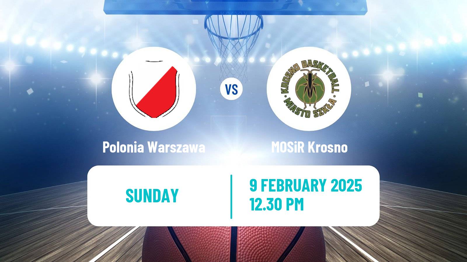 Basketball Polish 1 Liga Basketball Polonia Warszawa - MOSiR Krosno