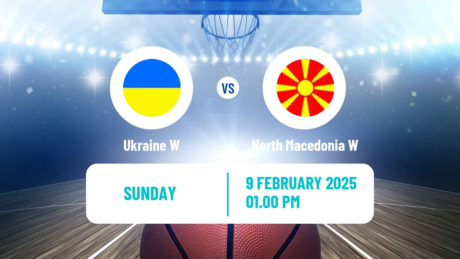 Basketball EuroBasket Women Ukraine W - North Macedonia W